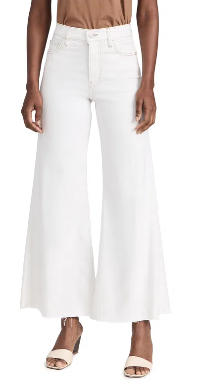 Frame Le Palazzo High-rise Wide-leg Jeans In White