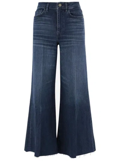 FRAME FRAME LE PALAZZO CROP RAW FRAY JEANS