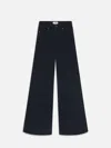 Frame Le Slim Palazzo Wide Leg Jeans In Blue