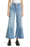 Frame Le Palazzo Crop Wide Leg Jeans In Colorado