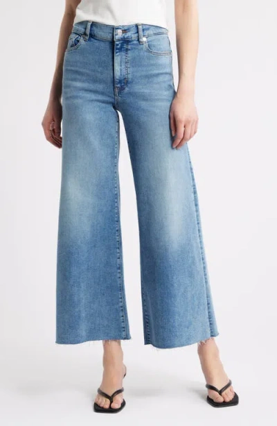 Frame Le Palazzo Crop Wide Leg Jeans In Colorado