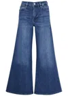 FRAME FRAME LE PALAZZO CROP WIDE-LEG JEANS