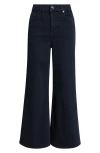 Frame Le Palazzo Crop Wide Leg Jeans In Slow Days