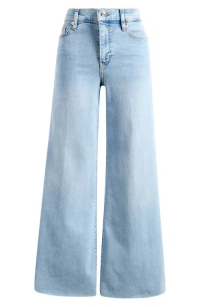 Frame Le Palazzo Crop Wide Leg Jeans In Tribute Raw After