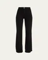 Frame Le Palazzo High-rise Wide-leg Pants In Black