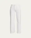 Frame Le Jane Wide Leg Jeans In Au Natural Clean In White