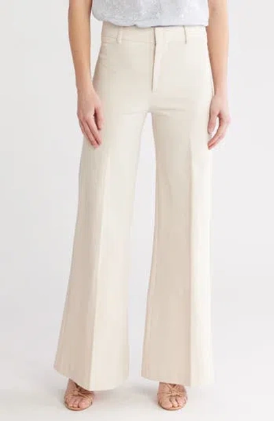 Frame Le Palazzo High Waist Wide Leg Jeans In Bone