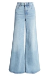Frame Le Slim Raw Hem High Waist Palazzo Jeans In Colorado