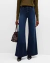 Frame Le Slim Palazzo High Waist Wide Leg Jeans In Dante