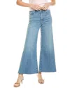 Frame Le Slim Palazzo Bardot Pocket Wide Leg Jeans In Blue