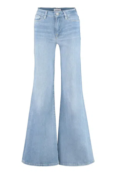 Frame Le Palazzo Wide-leg Jeans In Blue