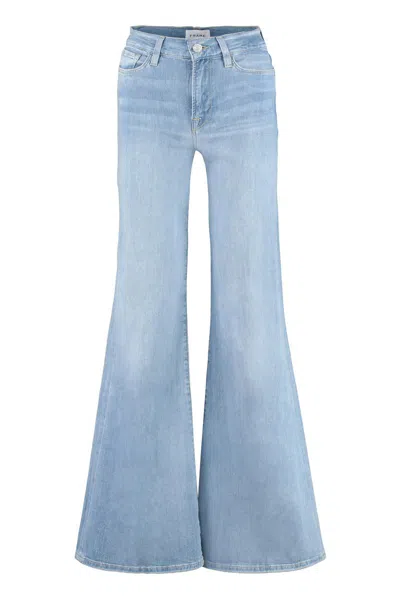 Frame Le Palazzo Wide-leg Jeans In Denim