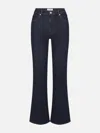 Frame Womens Le Crop Mini-bootcut Stretch-denim Jeans Stargirl In Blue