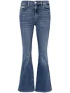 Frame Woman Jeans Blue Size 28 Cotton, Rayon, Elastane In Blue