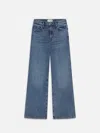 Frame Le Slim Patch Pocket Palazzo Jeans In Thunderstorm In Blue