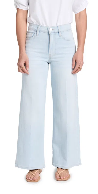 Frame Le Pixie Slim Palazzo Jeans Clarity