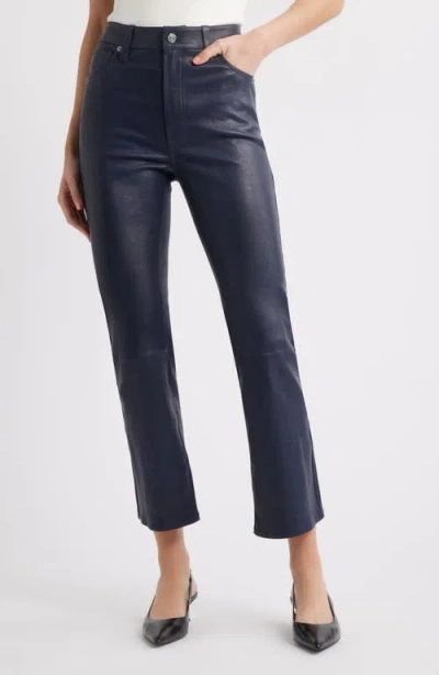 FRAME FRAME LE REBOOT CROP LEATHER PANTS