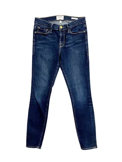 Frame Le Skinny De Jeanne Dame Jeans In Blue