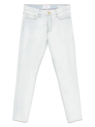 Frame Le Skinny De Jeanne Jeans In Blue