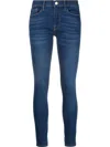 Frame Le Skinny De Jeanne Jeans In Blue