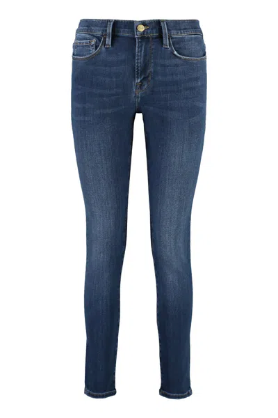 Frame Le Skinny De Jeanne Jeans In Blue