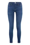 Frame Le Skinny De Jeanne Jeans In Navy