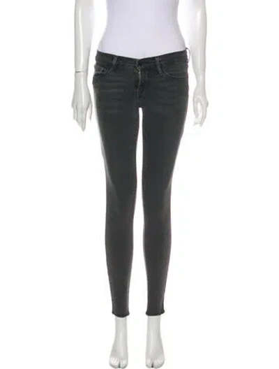 Pre-owned Frame Le Skinny De Jeanne Skinny Leg Jeans In Gray