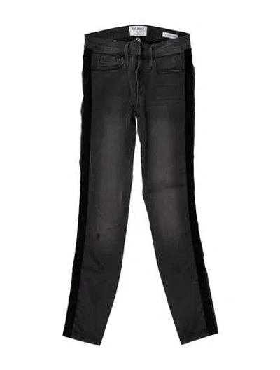 Pre-owned Frame Le Skinny De Jeanne Skinny Leg Jeans In Gray