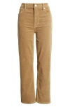 FRAME FRAME LE SLEEK CORDUROY ANKLE STRAIGHT LEG PANTS