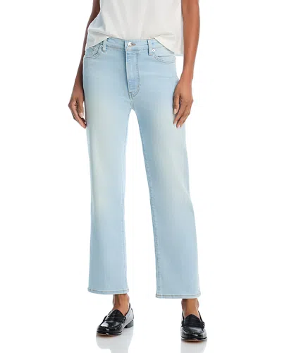 Frame Le Sleek High Rise Straight Jeans In Float In Blue