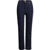 Frame Le Sleek High Waist Ankle Straight Leg Jeans In Blue