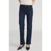 Frame Le Sleek High Waist Ankle Straight Leg Jeans In Green