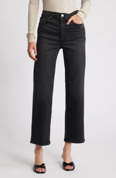 Frame Le Sleek High Waist Ankle Straight Leg Jeans In Blue