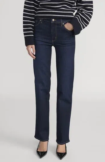 Frame Le Sleek High Waist Straight Leg Jeans In Green