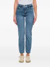 Frame Le Sleek Straight Jeans In Blue