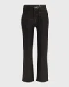 Frame Le Crop Mini Boot Leather Pants