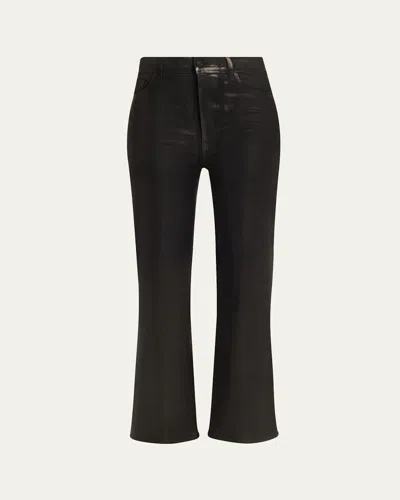 FRAME LE SLEEK STRAIGHT COATED JEANS