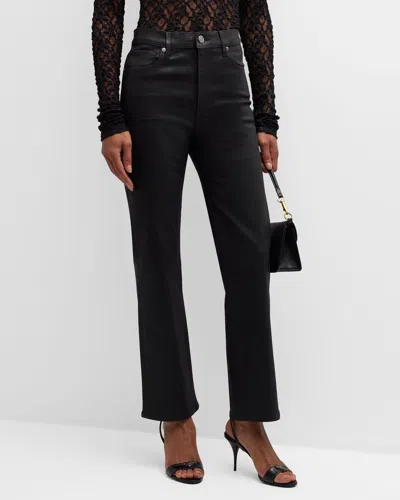 FRAME LE SLEEK STRAIGHT COATED JEANS