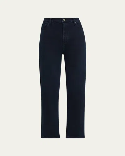 Frame Le Sleek Straight Jeans In Black