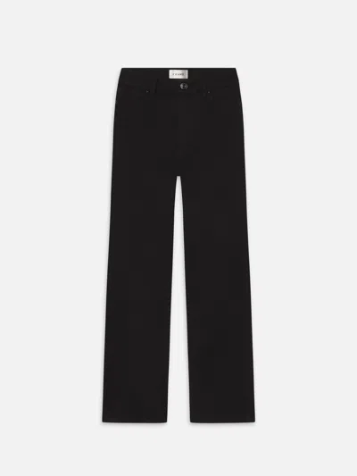 Frame Le Sleek Straight Jeans In Black