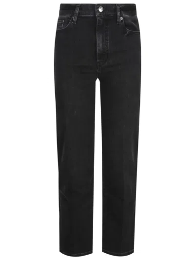Frame Le Sleek Straight Jeans In Black