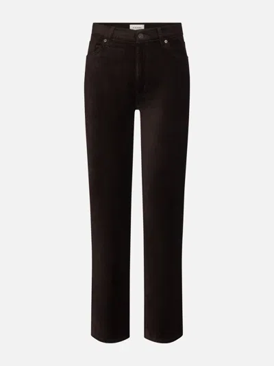 Frame Le Sleek Straight Jeans In Black