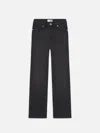 Frame Le Sleek Straight In Kerry In Black