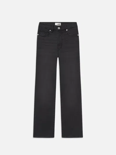 Frame Le Sleek Straight In Kerry In Black