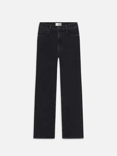 Frame Le Sleek Straight Jeans In Black
