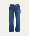 Frame Le Sleek Straight Jeans In Blue
