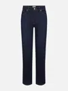 Frame Le Sleek Straight Jeans In Blue