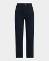Frame Le Sleek Straight Jeans In Blue