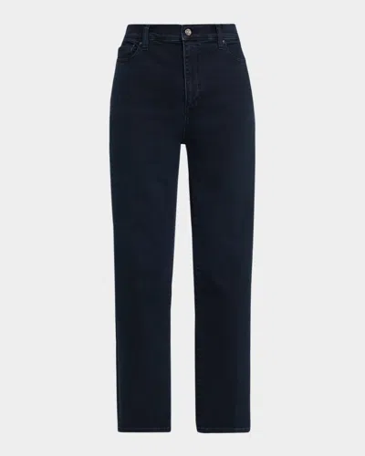 Frame Le Sleek Straight Jeans In Blue
