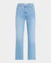 Frame Le Sleek Straight Jeans In Blue